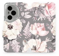 Mobiwear Flip Book for Honor 400 Pro - Flowers - Phone Case