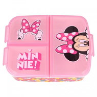Alum Sandwich box with multiple compartments - Minnie with bows - Lunch Box