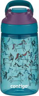 Contigo Jessie 420 ml azurblau mit Einhörnern - Kindertrinkflasche