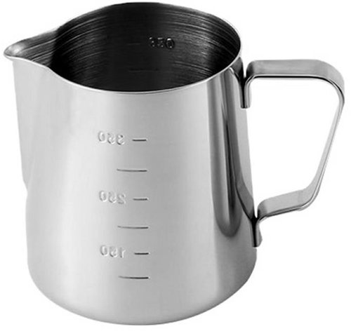 APT Stainless steel milk jug with measuring cup 350 ml - Milk Pitcher - Main image