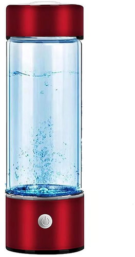 UVtech Hydrogen-A water ionizer 450 ml red - Hydrogen Bottle - Main image