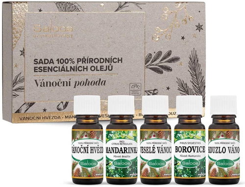Saloos Christmas comfort fragrance oils, 5×10 ml - Essential Oil Set - Main image