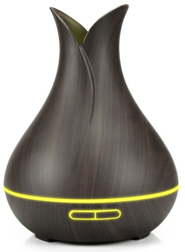 BOT Smart aroma diffuser B5 - dark brown wood 400 ml - Aroma Diffuser  - Main image