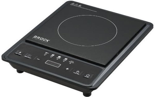 Brock Electric induction cooker, 1 hob 25 cm, 2000 W, digital, black - Induction Cooker - Main image