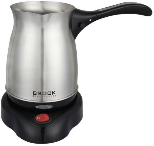Brock electric coffee machine for Turkish mocha coffee 0,5 l, stainless steel, 500 W - Cezve - Main image