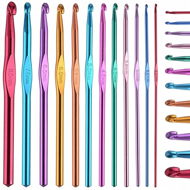 Verk Set na háčkování 12 háčků, 2–8 mm - Crochet Hook