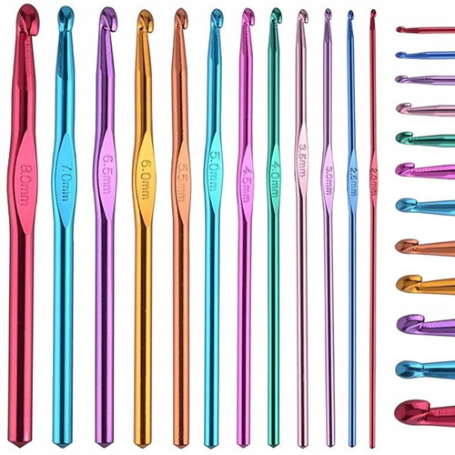 Verk Crochet set 12 hooks, 2-8 mm - Crochet Hook - Main image