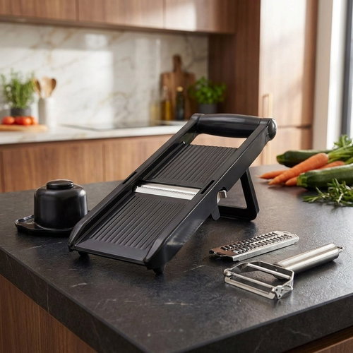 Verk 07188 Fruit and vegetable grater black - Grater - Main image