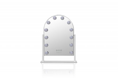 MMIRO Make-up mirror with lighting SR504R 36 × 47 cm, white - Makeup Mirror - Main image