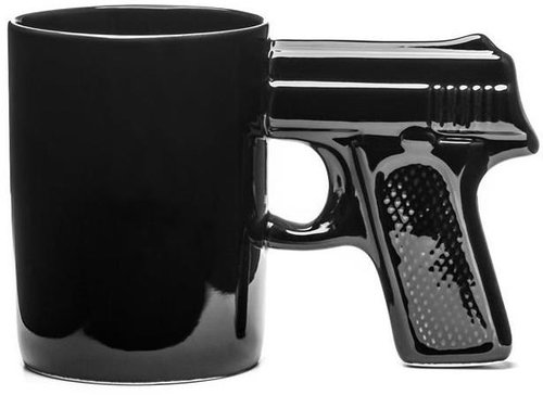 ALUM Mug in the shape of a gun - Gun Mug - Mug - Main image