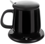Ruhhy 22125 Electric cup warmer 18 W + cup 400 ml, black - Mug Warmer