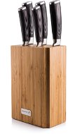 Gourmet Stone 5 ks + bambusový blok - Sada nožov