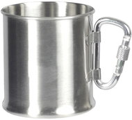MDS Tourist stainless steel mug with carabiner 250 ml - Travel Mug