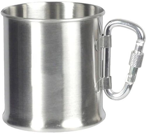 MDS rozsdamentes acél, karabinerrel, 250 ml - Utazó bögre - Fő fotó