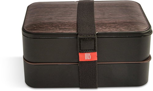 IRIS Barcelona Bento, evőeszközökkel - fa elegance - Uzsonnás doboz - Fő fotó