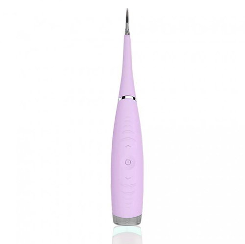 Ultrasonic Tooth Cleaner Electric Cleaner Pink - Interdental Brush - Main image