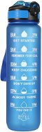 KIK KX4398 Láhev na vodu s denním pitným režimem 1000 ml modrá - Drinking Bottle