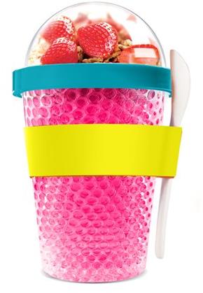 Asobu Cooling cup Chill YO 2 GO 386 ml, pink - Lunch Box - Main image
