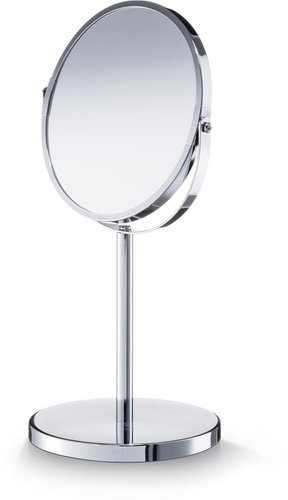 ZELLER Cosmetic table mirror, diameter 17 cm silver - Makeup Mirror - Main image