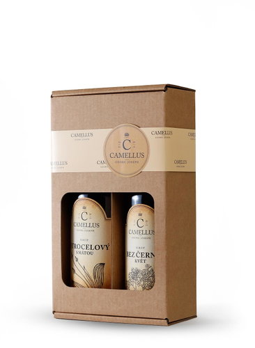 Camellus Syrup Package Premium Plantain with Mint and Elderflower 2 × 0,25 l - Syrup - Main image