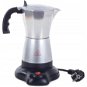 Verk Elektrický hliníkový kávovar na 6 šálků, 300 ml - Travel Coffee Maker