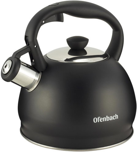 Kamille Stainless steel teapot 2 l with whistle 100300 - Hot Water Kettle - Main image