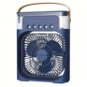 Verk 27034 Stolný mini ventilátor so zvlhčovačom vzduchu, RGB modrý - USB ventilátor