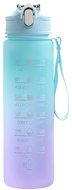 Foxter 2573 Water bottle with daily drinking regime 1000 ml blue-violet - Drinking Bottle