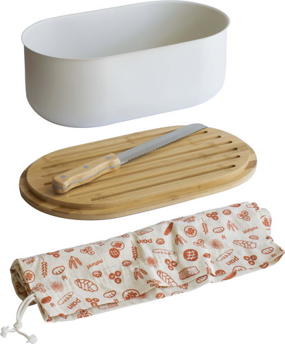Pebbly NBA150 Breadbox set 4 in 1 white - Breadbox - Main image