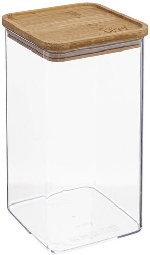 5five Simply Smart Bulk Food Container Eske, bamboo lid, 1.5 l - Storage Jar - Main image