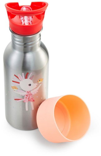 Lilliputiens stainless steel drinking bottle - unicorn Lena Main image Lilliputiens stainless steel drinking bottle - unicorn Lena - Children's Water Bottle - Main image
