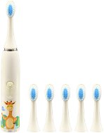 For Kids Dětský elektrický kartáček na zuby s nástavci Žirafa - Electric Toothbrush