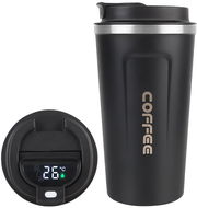 Pronett XJ5295 Termohrnek s teploměrem LCD 380 ml, černý - Termohrnek