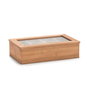 Tea Storage Box ZELLER Storage box for tea bags bamboo 33,5 × 20 × 9 cm - Krabička na čaj