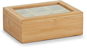 ZELLER Úložný box na čajové sáčky bambus 21 × 16 × 7,5 cm - Krabička na čaj