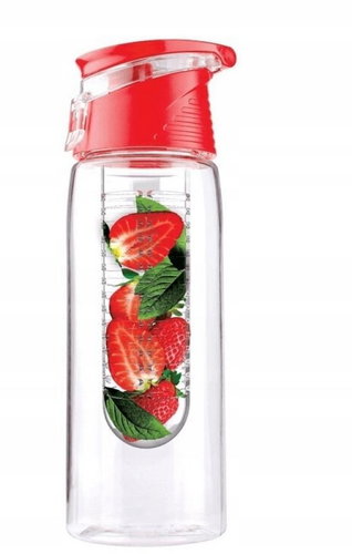 MDS Plastic water bottle with fruit tray - 700 ml - Drinking Bottle - Main image