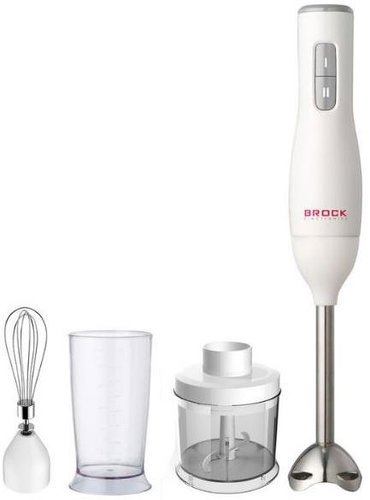 Brock Stick blender, whisk and chopper, stainless steel foot, 2 speeds, 300 W - Hand Blender - Main image