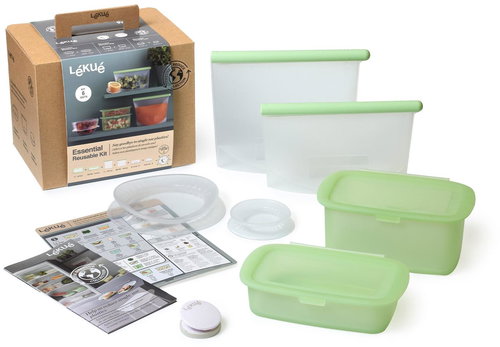 Lékué The Essential Reusable Kit - Food Container Set - Main image
