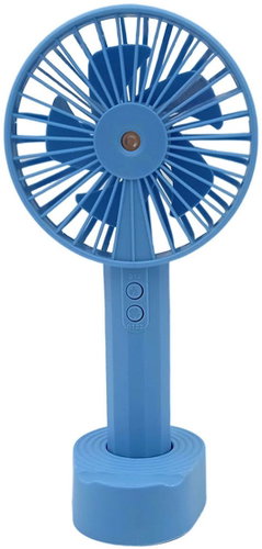 Excellent Electric cooling fan with water mist - blue - Fan - Main image