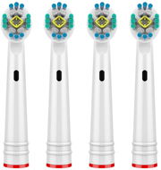 KOMA NK14 Náhradní hlavice kompatibilní s kartáčky Braun Oral-B 3D White, 4 ks - Náhradní hlavice k zubnímu kartáčku