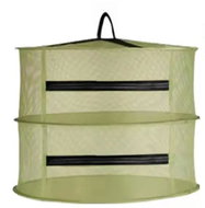 Clever Grow Sušicí síť zelená se zipem 2 patra - Drying Net