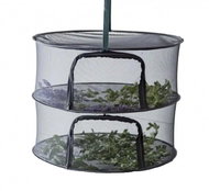 Clever Grow Sušicí síť černá se zipem 2 patra - Drying Net