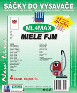 ML4 MAX Vacuum Cleaner Bags for Miele FJM, Complete C1, C2 3D - Vacuum Cleaner Bags