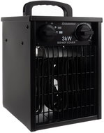Kaminer 24361 Electric heating fan 3000 W, 514m3/h, IPX4, black - Air Heater
