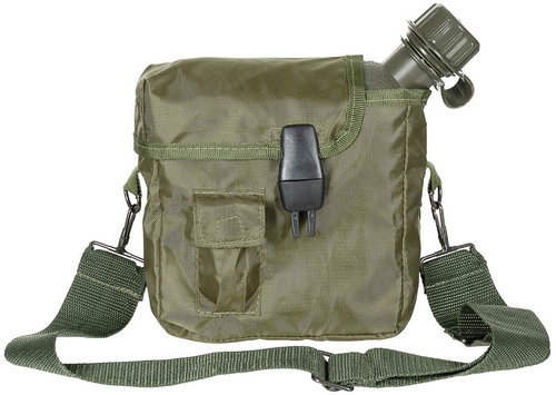 MFH Field bottle US 2 Qt with wrapper green - Drinking Bottle - Main image