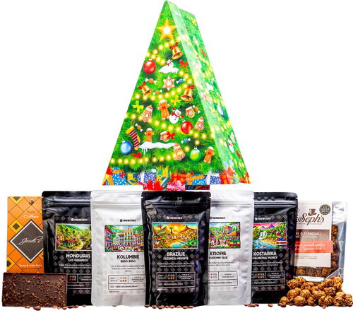 Manboxeo.cz Christmas tree full of premium coffee Main image Manboxeo.cz Christmas tree full of premium coffee - Gift Set - Main image