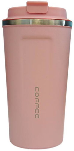 Ecocoffee Coffee thermo mug, pink, 500 ml - Thermal Mug - Main image