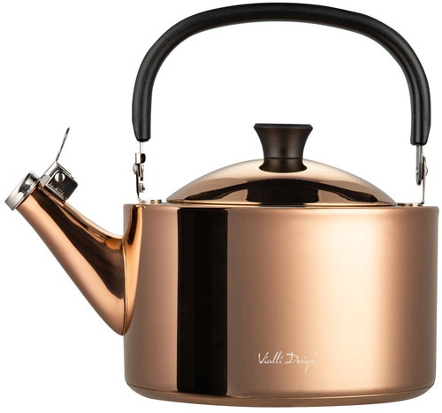 Vialli Design Teapot, 1,5 l, rose polished_DIAMANTE 1258 - Hot Water Kettle - Main image