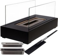 Kaminer 26301 Bioframe 35 × 18 × 16,5 cm, black - Bioethanol Fireplace
