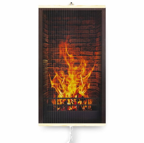 TRIO UKRAINE Infrared heating picture - Fireplace Main image TRIO UKRAINE Infrared heating picture - Fireplace - Infrared Heater Panel - Main image